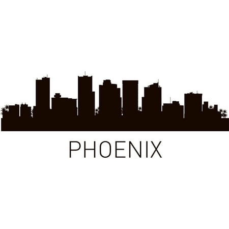 Do It Yourself Wall Decal Sticker Phoenix United States Major City Geographical Map Landmark 20×60