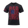 thumbnail image 1 of Rothco Athletic Fit R.E.D. (Remember Everyone Deployed) T-Shirt, Black, L, 1 of 6