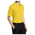 thumbnail image 7 of Mafoose Male Silk Touch Polo Men Extended T-Shirts Sunflower Yellow S, 7 of 7