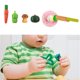 thumbnail image 4 of Juguete de comida de madera, juego de rol, juguetes para cortar comida, juguetes de comida de imitación para niños Vegetales, 4 of 8