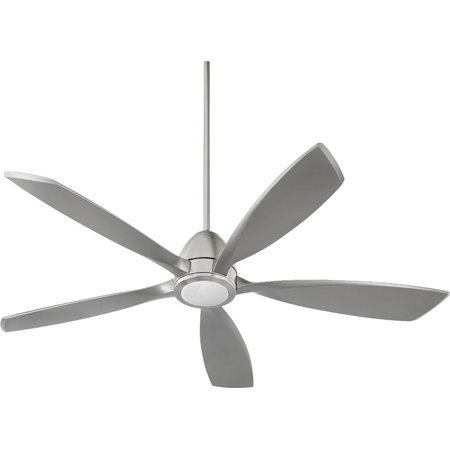 

Sandfield Parkway Ceiling Fan in Transitional Style 56 inches Wide By 13.43 inches High-Satin Nickel Finish-Satin Nickel Blade Color Bailey Street