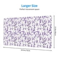 thumbnail image 2 of Bingfone Lavender Flowers Large Gaming Mouse Pad,Extended Desk Mousepad with Stitched Edges,Non-Slip Base,Water Resist Keyboard Pad for Gamer, Office & Home, 29.5 x 16 in, 2 of 6