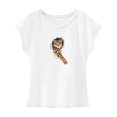 thumbnail image 1 of Camiseta para mujer de verano con cuello redondo para ir de compras, viajes, caminar, uso diario L, 1 of 7