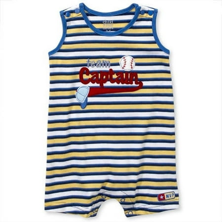 Child Of Mine Com Ylw Strp Sunsuit