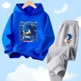 thumbnail image 3 of Ropa de bebé, ropa de abrigo para niño de 2 a 12 años, conjunto de sudadera con capucha, sudadera Sonic 2024 de primavera para niños, ropa para niña, madre e hijo, 3 of 4
