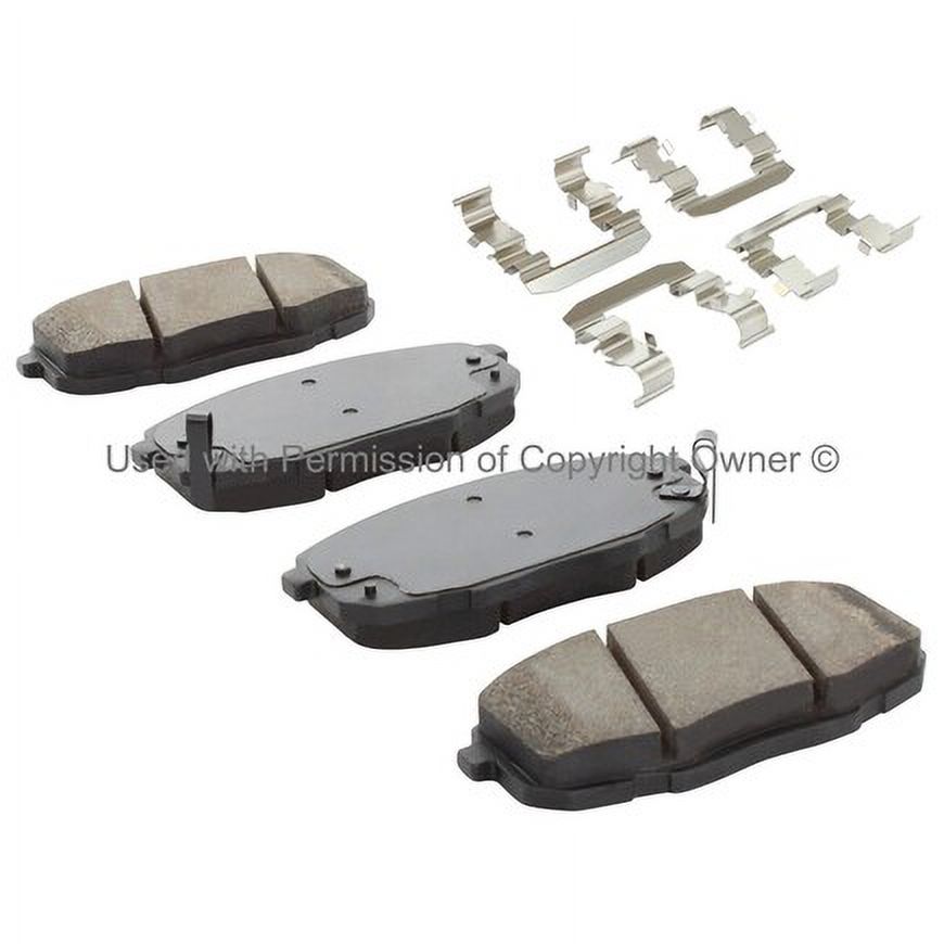 Mpa Electrical 1003-1397C Quality Built Disc Brake Pad Set Black Series,