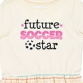 thumbnail image 4 of Inktastic Future Soccer Star Girls Girls Toddler Dress, 4 of 5