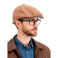 thumbnail image 2 of Deago Men's Womens Adjustable Corduroy Newsboy Hat Classic Flat Gatsby Cabbie Ivy Cap for Golf Driving Winter (Khaki-2）, 2 of 9