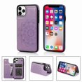 thumbnail image 1 of SZTXJ 1 Pcs Compatible with iPhone 11 Wallet Case with Card Holder, Flower Embossed Mandala Pattern PU Leather Double Button Flip Shockproof Cover for, 1 of 5