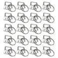 thumbnail image 2 of 40 Piezas de Accesorios para con Anillos para para Correas de Bolsa, Plateado, 2 of 4