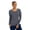 Pewter, variant on Healing Hands Women's Underscrub Soft Knit Melissa Longsleeve Scrub Tee with Breathable & Easy Care Fabric 5047