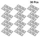 thumbnail image 2 of EeaseMX Bisagras de acero inoxidable de 2 pulgadas con rodamiento de ranura libre, engrosadas y silenciosas, para puertas y ventanas plegables (plata), 30 unidades, 2 of 7