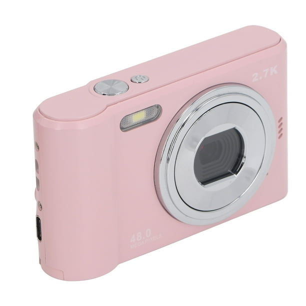 Cámarae digital para niones con pantalla ips de 44mp, cámara vlogging 1080p con flash, enfocque autico, recargable e ideal para estudiantes