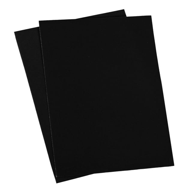 Unique Bargains Self-Adhesive Velvet Patches Repair Patches Black 2 Pack