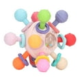 thumbnail image 1 of Teething , Soothes Gums Baby Sensory Teething Toy  For Newborm Pink,Blue, 1 of 8