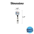 thumbnail image 4 of Penguins In Love Hearts Valentine's Day Retractable Reel ID Badge Key Card Name Tag Holder with Clip, 4 of 7
