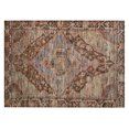 thumbnail image 2 of Addison Rugs Chantille Indoor/Outdoor Traditional Border Chocolate Machine Washable Rectangle Rug, 1'8" x 2'6", 2 of 7
