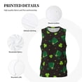 thumbnail image 6 of Easygdp St. Patrick's Day8 Men's Mesh Basketball Jersey Quick Drying Sleeveless Shirts Fitted Muscle Tank Tops Sport Round Neck T-Shirt - 4X-Large, 6 of 9