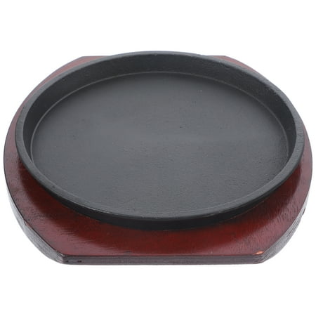

BESTONZON 1 Set of Practical Cooking Pan Wear-Resistant Serving Tray Roasting Grilling Pan Steak Cooking Pan