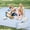 Skyblue, variant on Picnic Blankets Outdoor Extra Large - 80"x80" Portable Waterproof Picnic Blanket, Machine Washable 3-Layer Foldable Park Mat with Sandproof Backing for Grass Hiking Travel Concerts Indoor