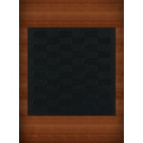 Dalyn Dover Area Rug DV9 Dv9 Black Grid Waves 4' x 4' Square