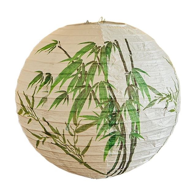 BAOPAI Paper Lanterns Classical Traditional Solid Color Lampshade Spring Decoration Lanterns Courtyard Decoration