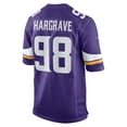 thumbnail image 3 of Men's Nike Javon Hargrave  Purple Minnesota Vikings Team Game Jersey, 3 of 6