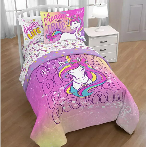 Jojo Siwa Unicorn Dream Girls Twin, Jojo Twin Bedding Sets