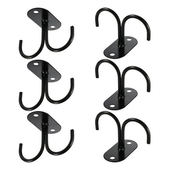 6 PCS Cup Hook Mug Holders Iron Running down That Road Decor Coffee Rack Household Racks Hooks