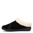 thumbnail image 4 of Clarks Womens Suede Leather Clog Slipper JMS0411B - Warm Plush Faux Fur Lining - Indoor Outdoor House Slippers For Women (9 M US, Black), 4 of 7