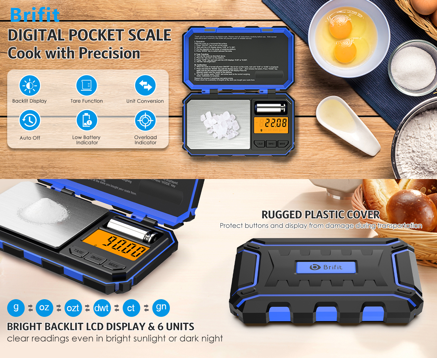 Brifit Digital Pocket Scale, 200-Gram photo 2
