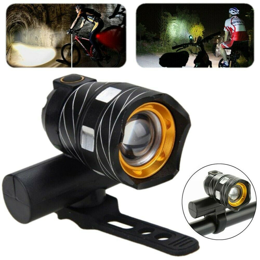 LED Mountain Bike Light Front Lamp 15000LM Bicycle Headlight USB Rechargeable GB 