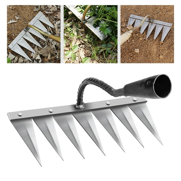 Traditional Removal Tool Garden Rake Gardening Swoe Hoe fing 7