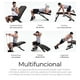thumbnail image 4 of Banco Fitness Multiposiscion, Banco de Addominales con 2 Ligas Incluidas, Asiento de Pesas Ajustable en 7 Posiciones, Soporta Hasta 250Kg, Negro, 4 of 9