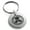 Silver, variant on Stainless Steel Bio Zombie Outbreak Response Team Engraved Small Medallion Circle Charm Keychain Keyring