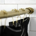 thumbnail image 3 of Kingston Brass CC3177 47-60 in. Edenscape Stainless Steel Adjustable Curved Shower Curtain Rod, Brushed Brass, 3 of 5