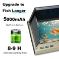thumbnail image 4 of Cámara de pesca submarina ZXBVSU con visión nocturna y pantalla HD de 4.3 pulgadas | Cable impermeable de 100 pies y batería de 5000 mAh para pesca en hielo, lago, barco o kayak, 4 of 6