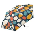thumbnail image 4 of Pebble Stone Compact Sun Umbrella Windproof Travel Umbrellas for Rain Strong Portable UV Protection, 4 of 8