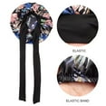 thumbnail image 3 of AmaMary Silk Bonnet Satin Bonnet for Sleeping Curly Hair Cover Sleep Cap Silk Night Caps for Women Large Silk Sleep Bonnet with Tie, 3 of 4