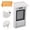 white, variant on Spring Digital Max Min Thermometer with Temperature Gauge for Indoor Outdoor Use Suitable for Garden and Greenhouse Battery Powered black