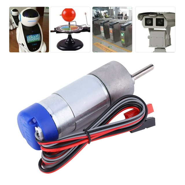 Motor Codificador, Piezas De Robot De Motor De CC, Motor Codificador Cepillado De 12V CC, 100rpm, Compatible Con Piezas De Robot Tetrixrobotics Pitsco ANGGREK Otros