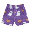 thumbnail image 7 of FORMRS Boys Swim Trunks Quick Dry Mesh Liner Boardshorts Sizes XS-XL, Halloween Purple Ghosts, 7 of 7