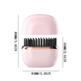 thumbnail image 2 of Wireless Hair Straightening Brush with Temperature Control for Damage-Free Styling, 2 of 9