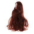 thumbnail image 3 of 1/6 Tono de piel rosa Cabeza Esculpir Cabeza femenina con articulación de w. Peluca de cabellero de 23 cm, 3 of 6