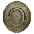 thumbnail image 5 of 3 Inch Brim Rush Straw Gambler Hat - Olive XL, 5 of 5