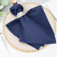 thumbnail image 4 of BalsaCircle 5 Premium Navy Blue Polyester 20x20" Dinner Table Cloth Napkins Party Events Reception Decorations Supplies, 4 of 8