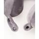 thumbnail image 3 of Almohada de Viaje Brookstone para Cuello de Espuma Viscoelástica Gris Oscuro, 3 of 7