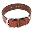 thumbnail image 4 of Genuine Real Leather Dog Collar for Medium and Large Pet sz M (Neck 12" - 14"), 4 of 5