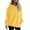 Yellow, variant on UAMVSH Plus Size Hoodies for Women Fleece Sherpa Quarter Zip Pullover Tops Comfy Soft Fuzzy Long Sleeve Tops with Pockets for Cold Winter