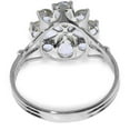 thumbnail image 3 of Galaxy Gold 14K White Gold 2.43 CT Natural Aquamarine Flower Ring - March Birthstone - Peace & Wisdom - Sizes 5.5 to 11 - Fine Jewelry for Women, 3 of 3